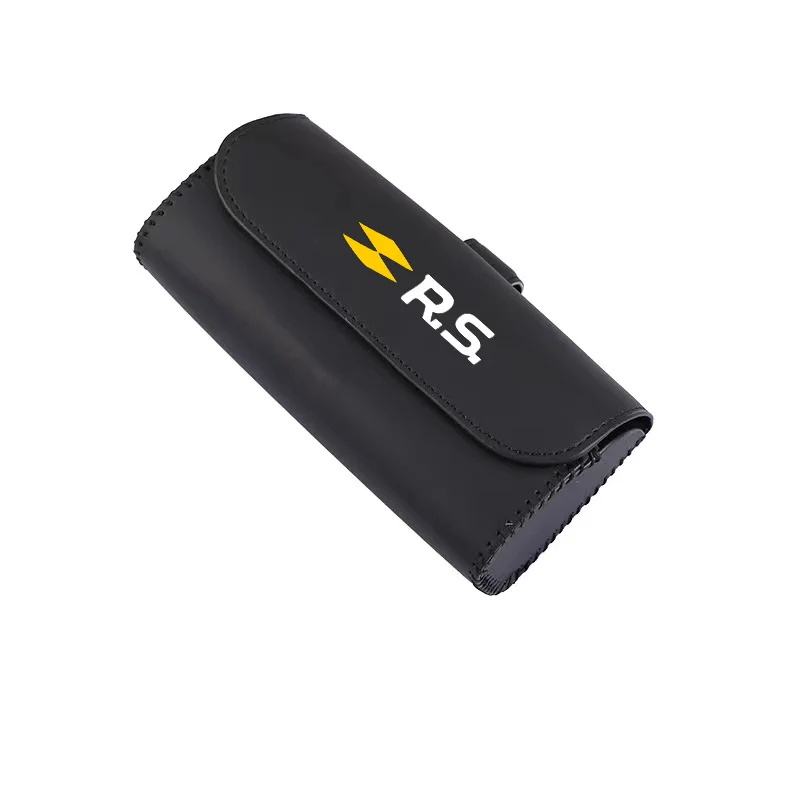 

Car Sun Visor Storage Box Storage Bag Glasses Sunglasses Case Holder for RS line Koleos Sandero laguna Megane Scenic