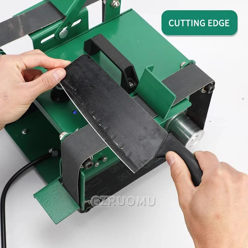 DB-2 Motor Mini Belt Sander - Electric Bench Grinder with 304 Stainless Steel Tabletop, Adjustable Speed Polishing & Sanding Mac