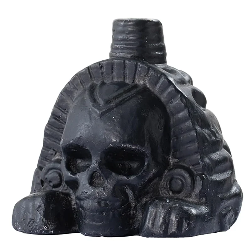 

DELAM-Aztec Death Whistle Aztec Scary Death Whistle Ghost Whistle Skull Head Party Noise Prop Resin Halloween Gift