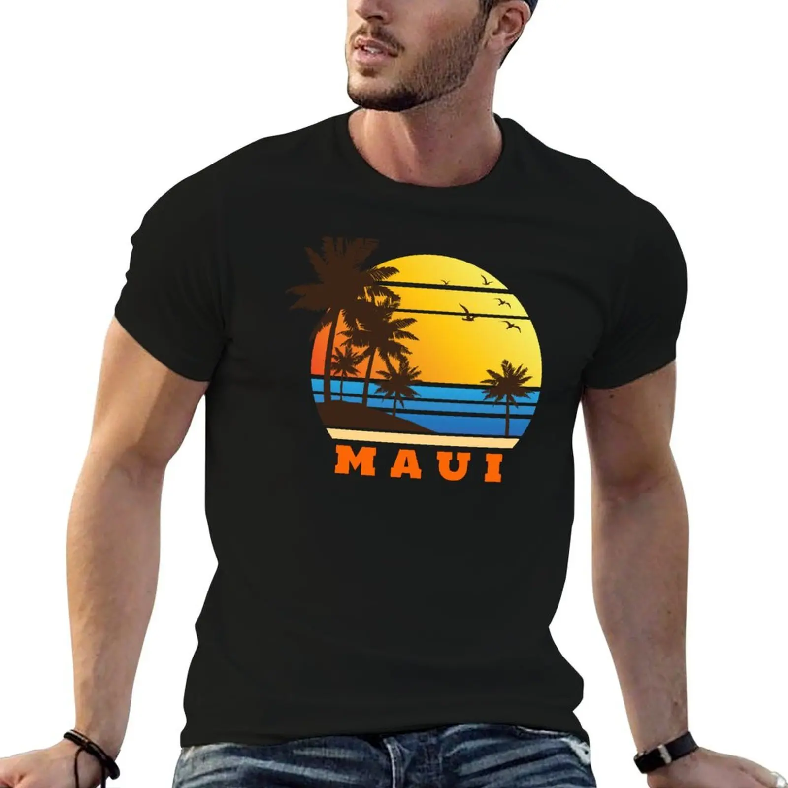 

Maui T-Shirt g man t shirts for men anime t shirts for man cotton t shirts high quality T-Shirt