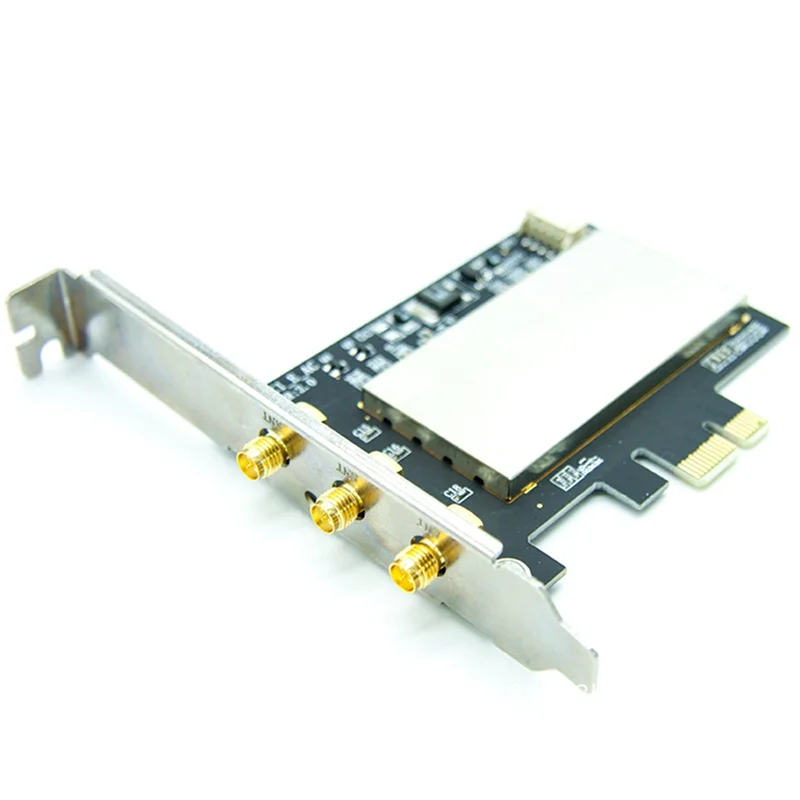 

AA21-3X For Broadcom Bcm94360csax Bcm943602cs Bcm94331csax WLAN Card Desktop PCI-E Converter Adapter + Antenna