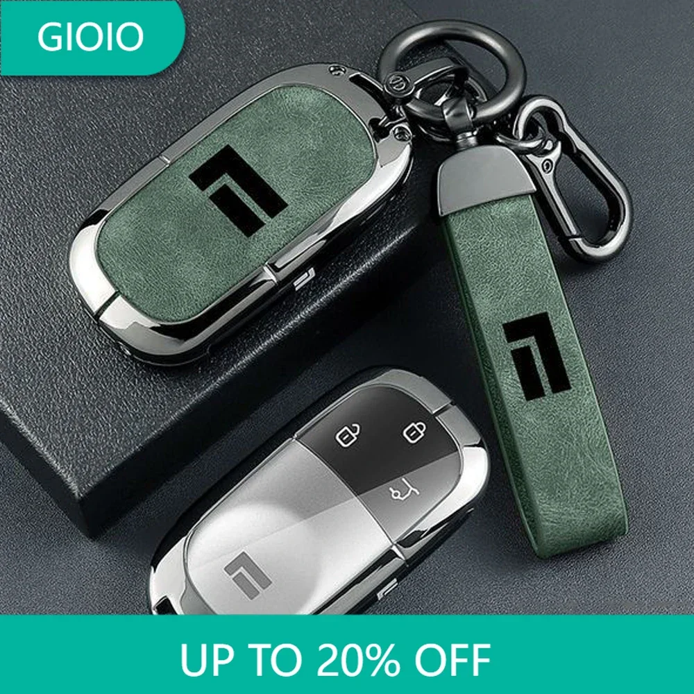 

For Polestones 01 2023 Accessories Car Metal Smart Key Keyless Remote Entry Fob Case Cover Key Case Keychain