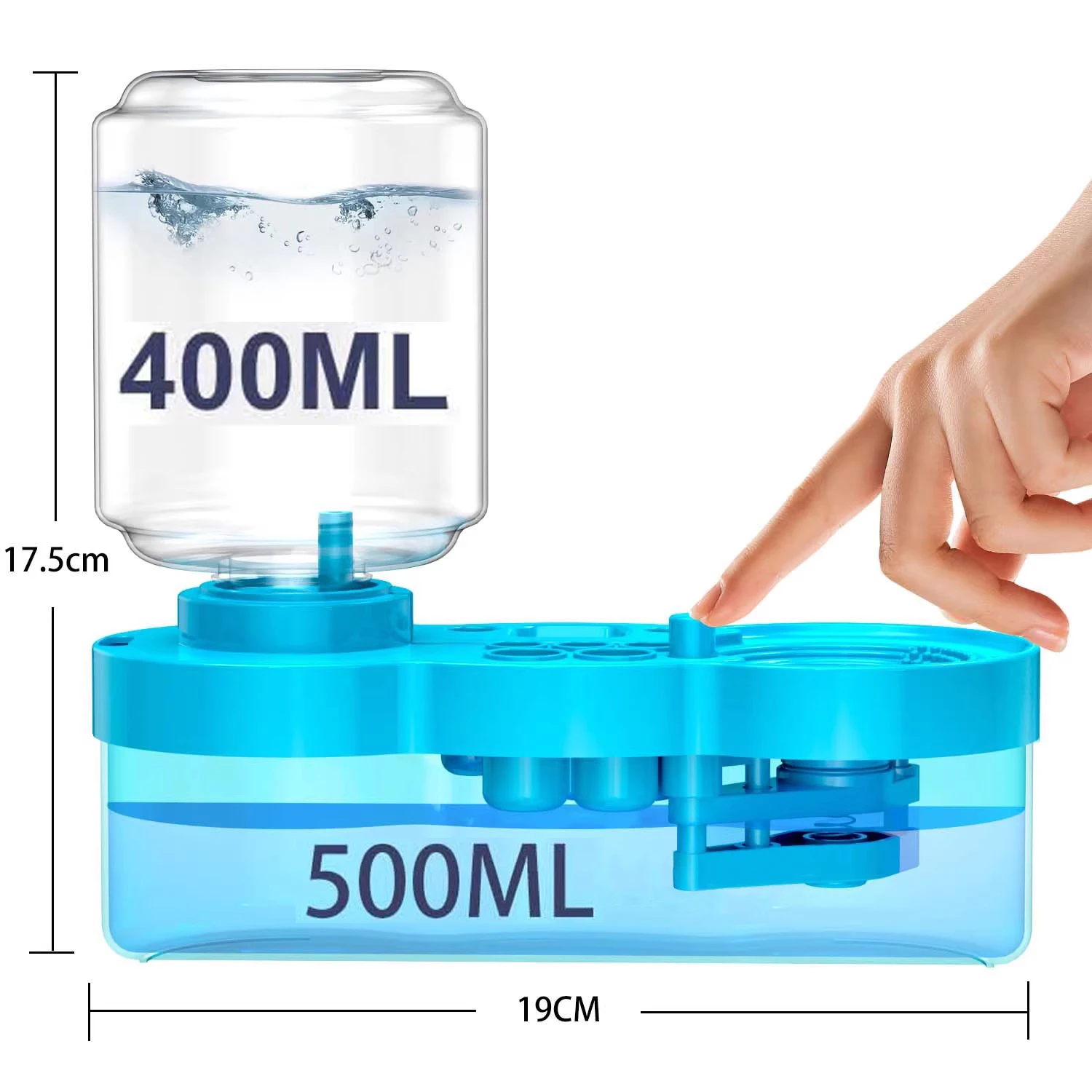 แปรงปากกา Rinser ความจุ 450ml ถังน้ําทําความสะอาดทําความสะอาดง่ายแบบพกพาแปรงทาสีเครื่องซักผ้าสําหรับสีอะคริลิคอุปกรณ์ศิลปะ