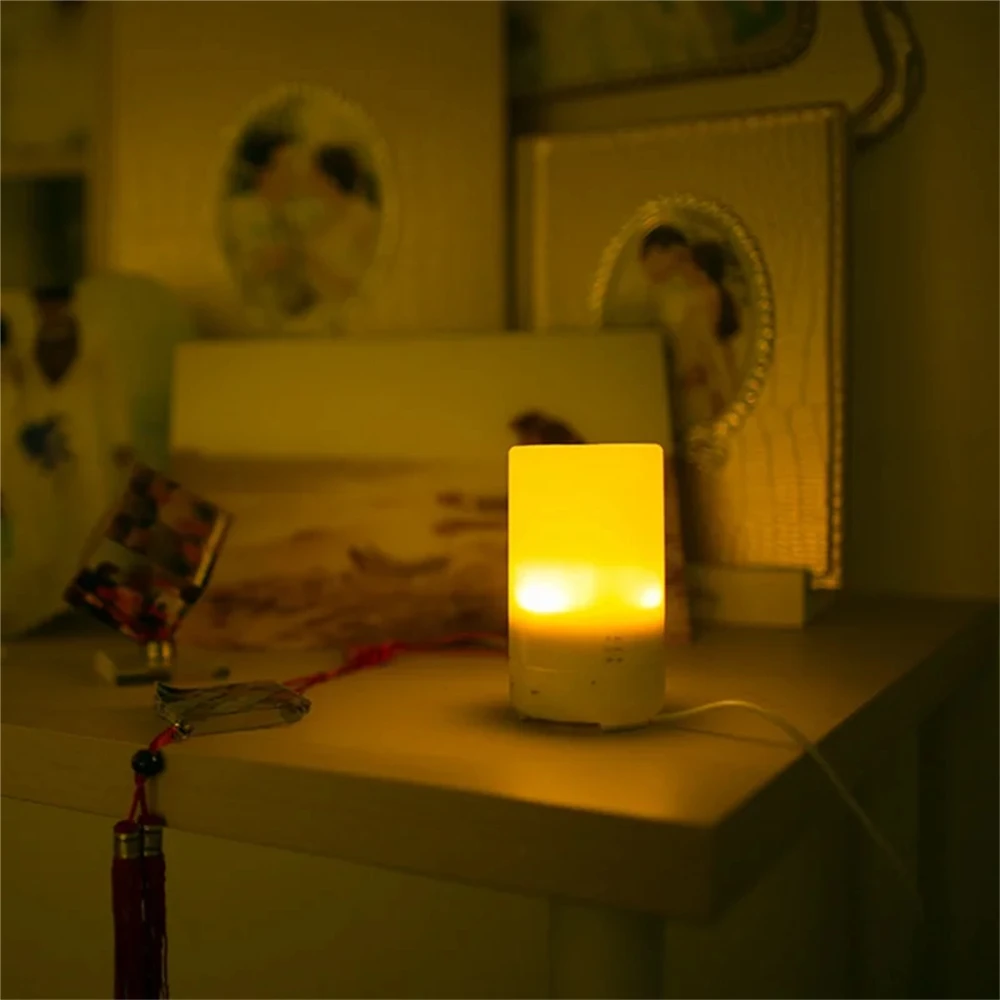 Color Night Light Air Humidifier Summer Aroma Diffuser Essential Oil Purifier Aromatherapy Smell Distributor Car Bedroom Office image 3