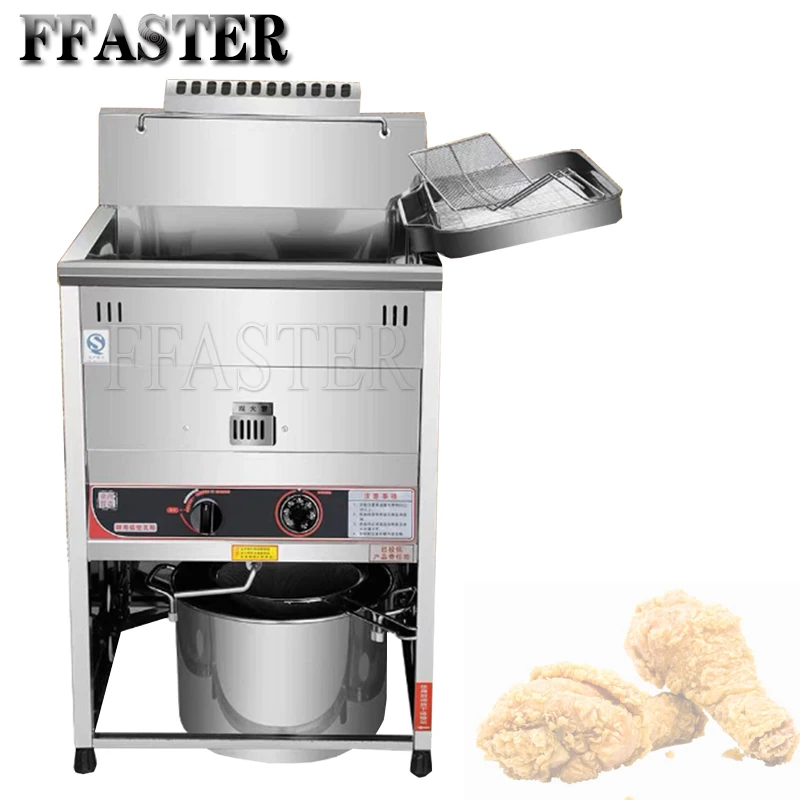 

Commercial Industrial Fast Food Chicken Electric Gas Pressure Deep Fryer