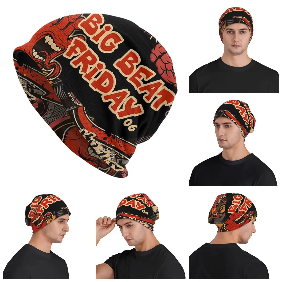 

Городской узор, хип-хоп, граффити, уличное искусство, унисекс, шапочки для взрослых, вязаная шапка, теплая осенне-зимняя уличная шапка Skullies