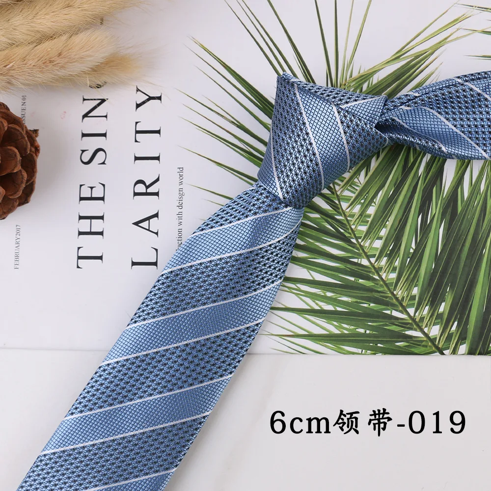 الأعمال عادية ضيق 6 سنتيمتر الرجال العلاقات موضة ربطات العنق الكلاسيكية رجل شريط حفل زفاف مكان العمل التعادل الجاكار المنسوجة الحرير #4