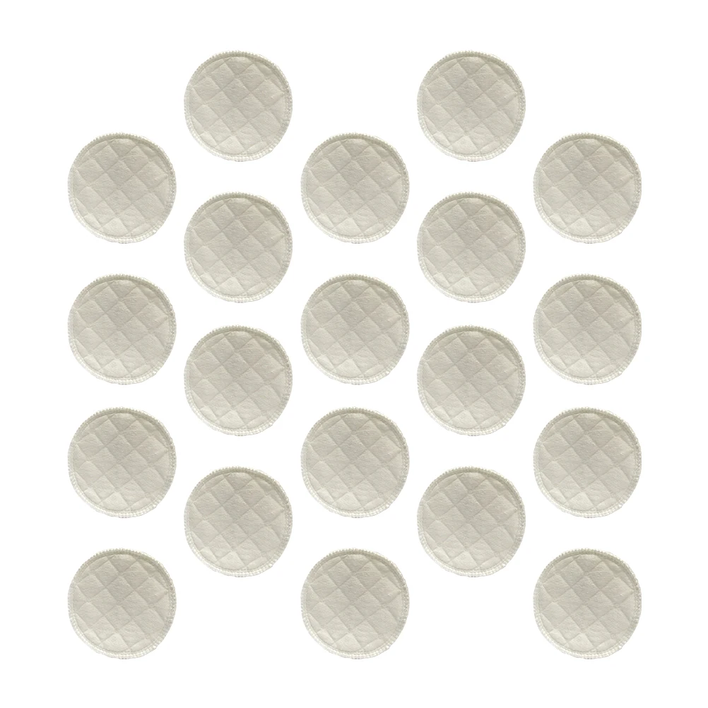 

20 Pcs Breast Pads Breastfeeding for Leaking Nursing Breathable White Reusable Washable Pregnant Woman