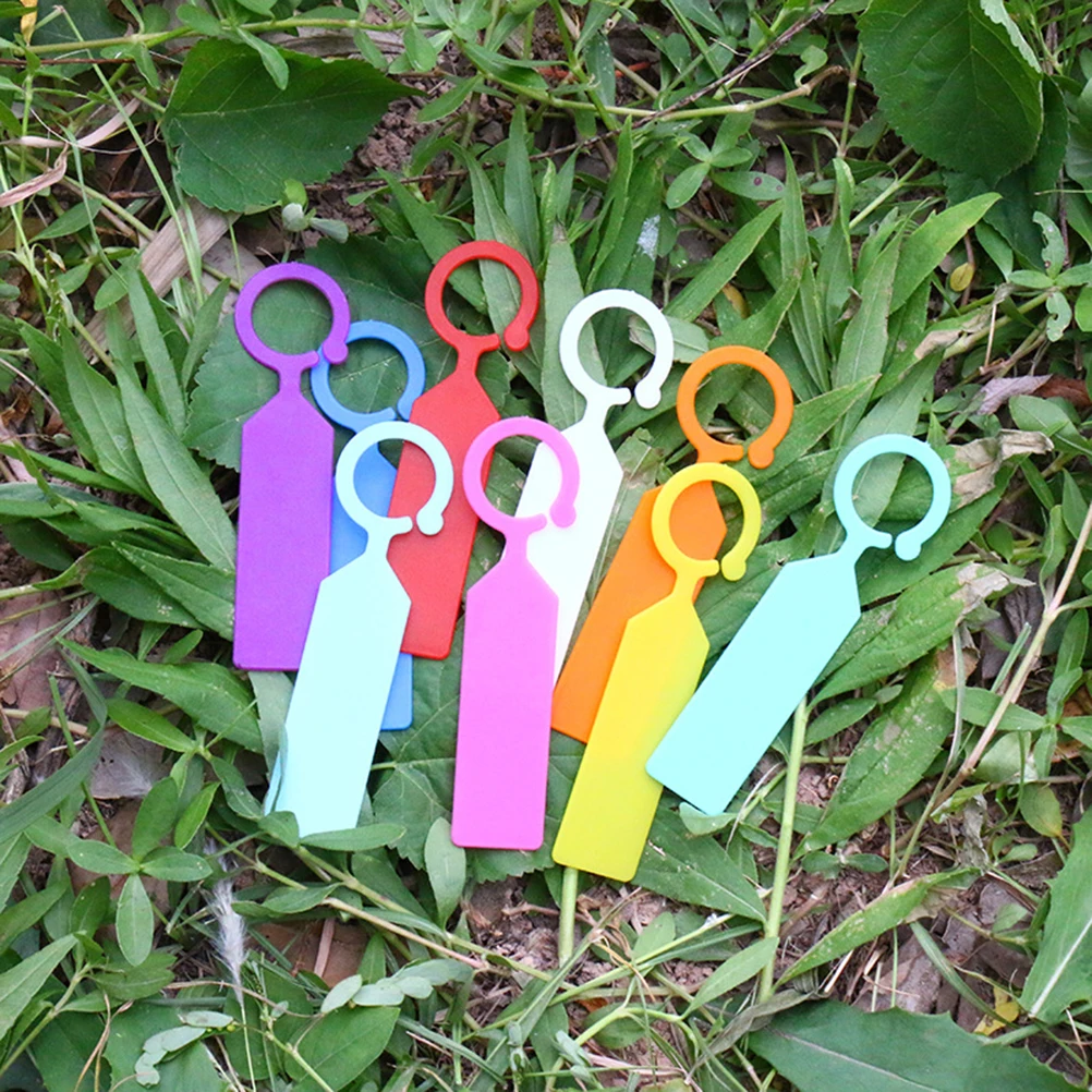 

200 PCS Plant Identification Plate Tree Tags Board Nursery Garden Labels Gardening Hanging Collar Plants