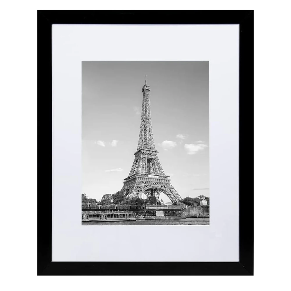 Desktop Display Elegant Black Frame 12x16 Inch Frame Durability Assurance Fashionable Design Horizontal Vertical Display