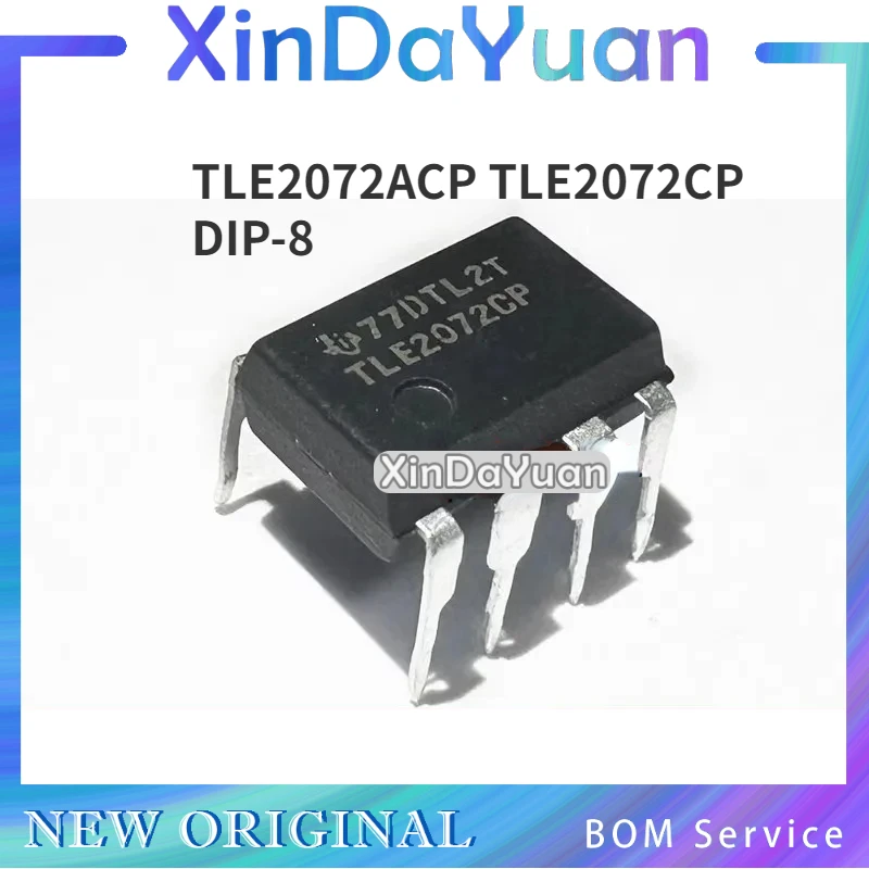 5 pcs TLE2072ACP TLE2072CP DIP-8  Low Noise High Speed JFET Input Operational Amplifier