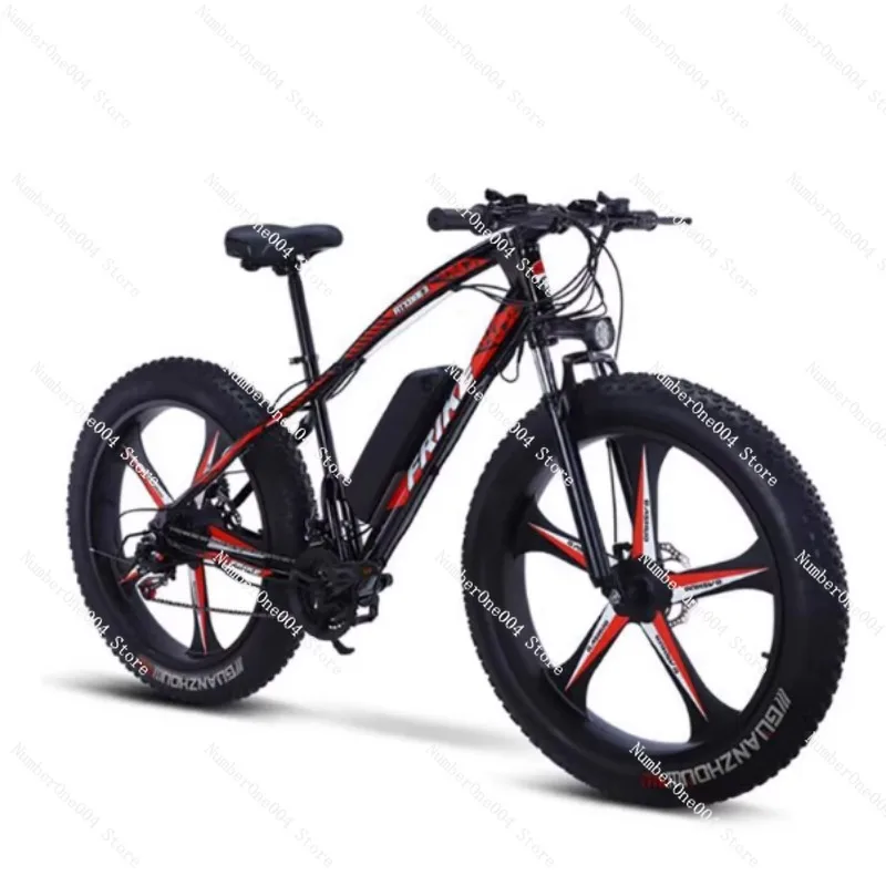 

26 Inch Lithium Battery Fat Tire Snow Off-Road Electric Bicycle Mountain Bike