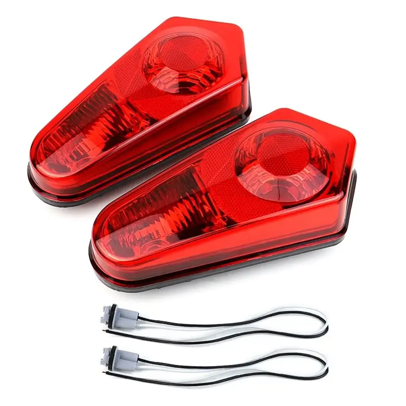 Reliable-2Pcs Tail Light Housing Rear ATV UTV Taillights Stop Lamp Shell For Polaris Sportsman RZR ACE 2005-2022 2411153 2411154