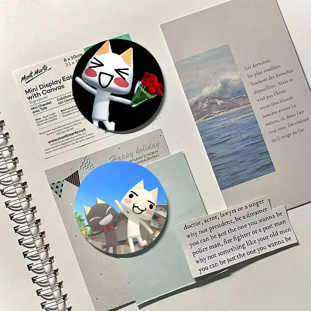 Inoue Toro دبابيس جديدة دبوس زر ناعم مضحك سخيف Gnarpy على لوح التزلج ميمي شارة ألعاب جمع الهدايا S