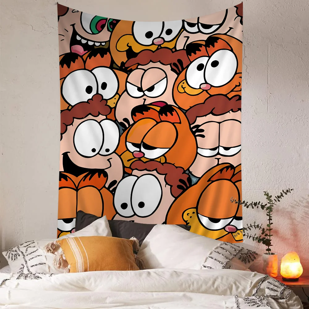 Anime G-Garfields Cat DIY Wall Tapestry For Living Room Home Dorm Decor Wall Art Decor