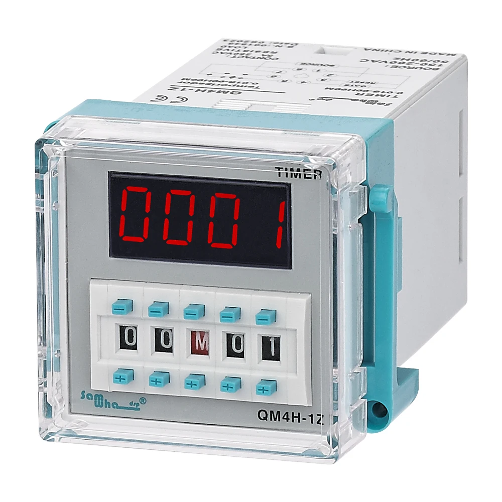 Samwha-Dsp QM4H DH48S Digital Time Relay With Socket