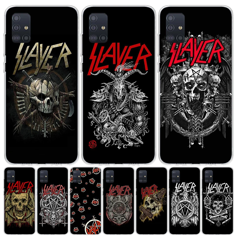 Slayer Heavy Metal Rock Band Phone Case For Samsung Galaxy A51 A41 A31 A21S A11 A01 A71 A50 A40 A30S A20E A10S A70 A6 A7 A8 A9 C