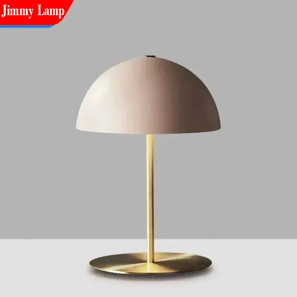 

Jimmy Modern Minimalism Bauhaus Creative Metallic Luster LED Desk Light for Bedroom Study Bedside Hotel Homestay Art Decoration