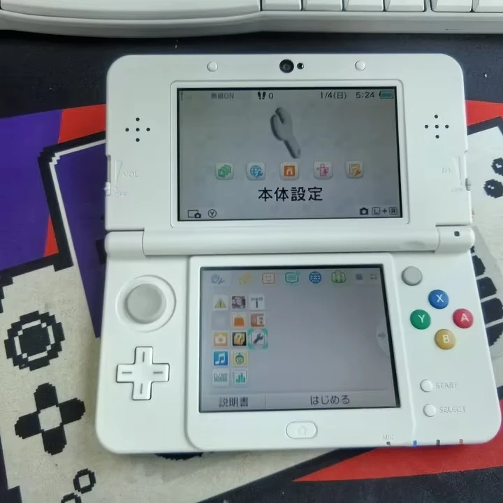 오리지널 전문 리퍼비시 새 3DS 휴대용 게임 콘솔, 새로운 3DS 레트로 게임 콘솔에서 무료 게임에 적합합니다!