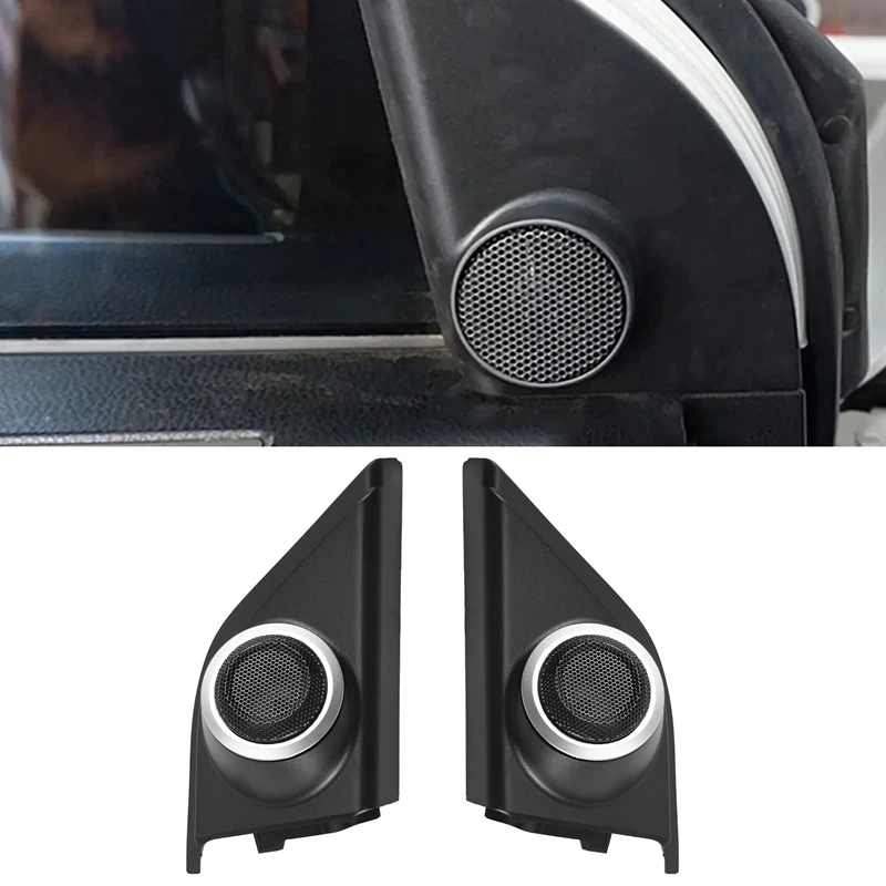 For Honda CR-V CRV 2017-2021 Car Door A-Pillar Triple-Cornered Tweeter Speaker Cover Audio Frame Replacement Accessories