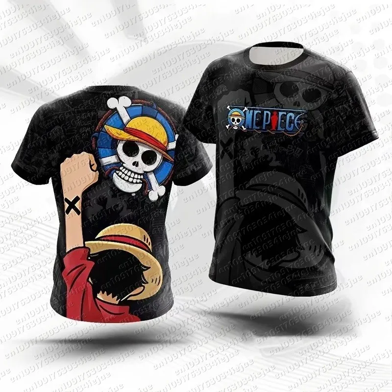 2026 Anime Luffy Gear 5 3D Print Football Jersey for Men Women T-shirt Summer Casual Cosplay O-neck Tees Sports Kids Tops