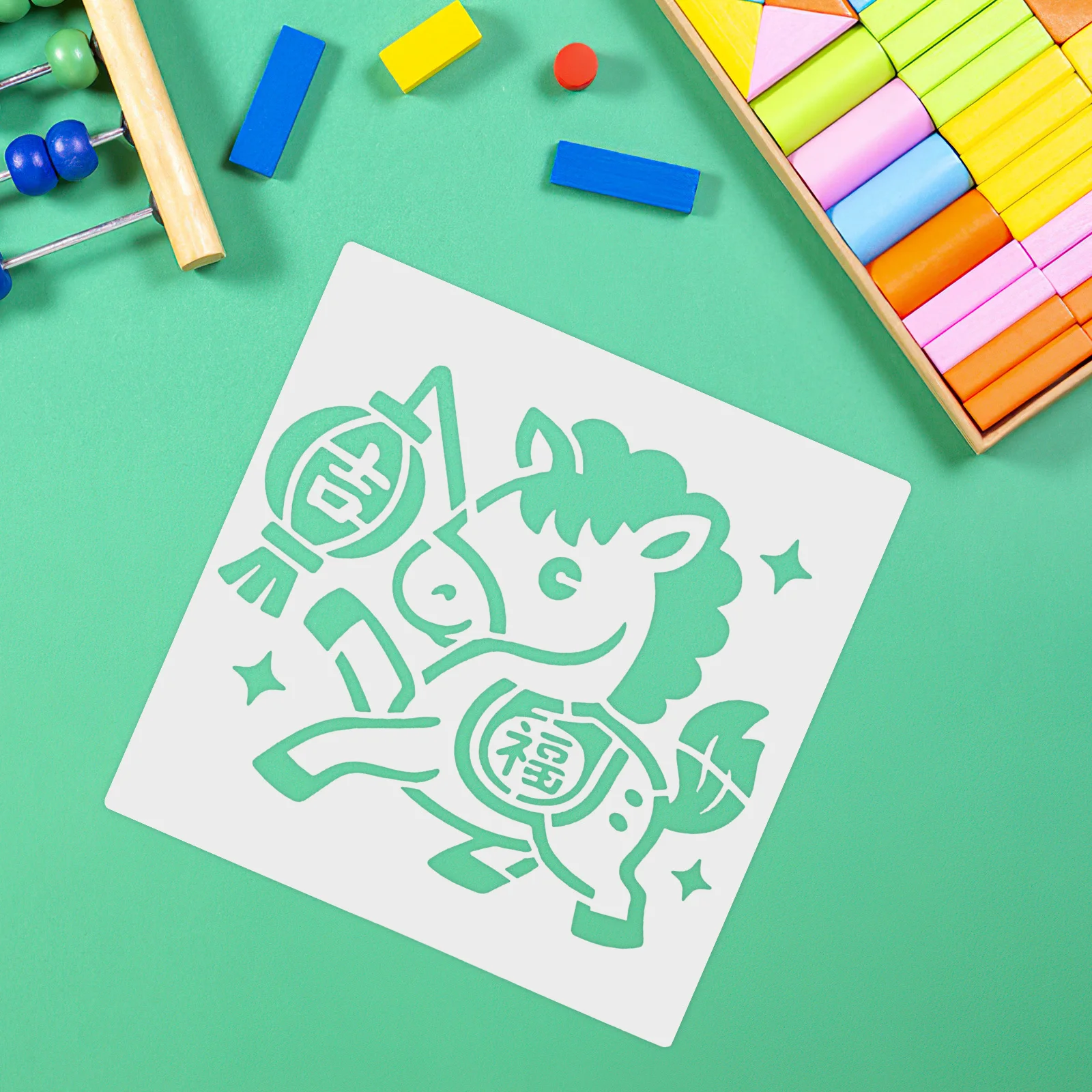 Juego de plantillas de plantilla pintadas a mano creativas, suministros de arte, herramientas de dibujo de acuarela para manualidades, decoración del hogar, dibujo a mano