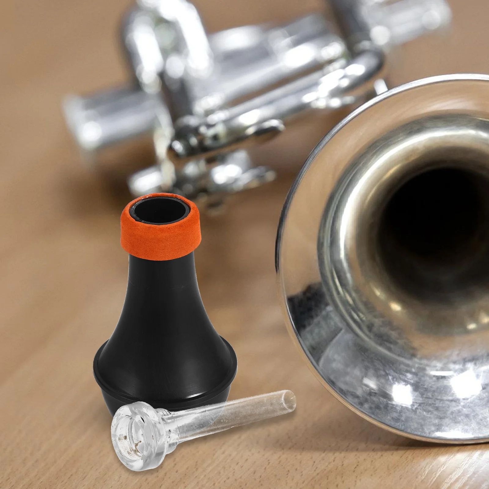 

1Set Multi-Use Trumpet Mute Device Clear Sound Quality Portable Design Quiet Practice Environment Brass Instruments