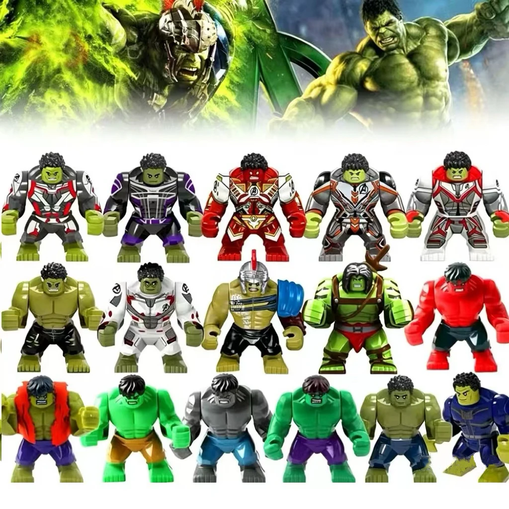 Marvel, Building Blocks, Spider Man, Hulk, Thanos, Venom, Assembled Dolls, Children's Toys, Christmas and Birthday Gifts