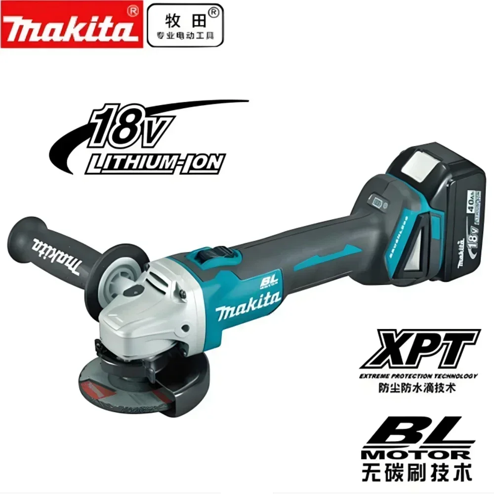 

Makita DGA404 125mm brushless lithium battery with multiple electric grinders, angle grinders, rechargeable cutting Machine