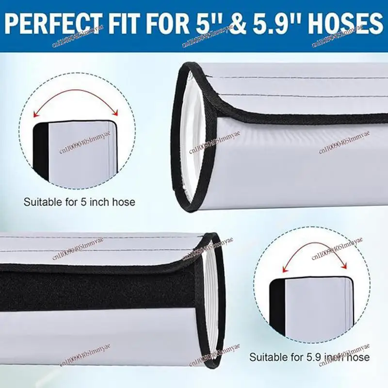 AC Insulated Hose Cover Wrap Reusable Insulated Hoses Duct Vent Cover Protective Air Conditioner Parts