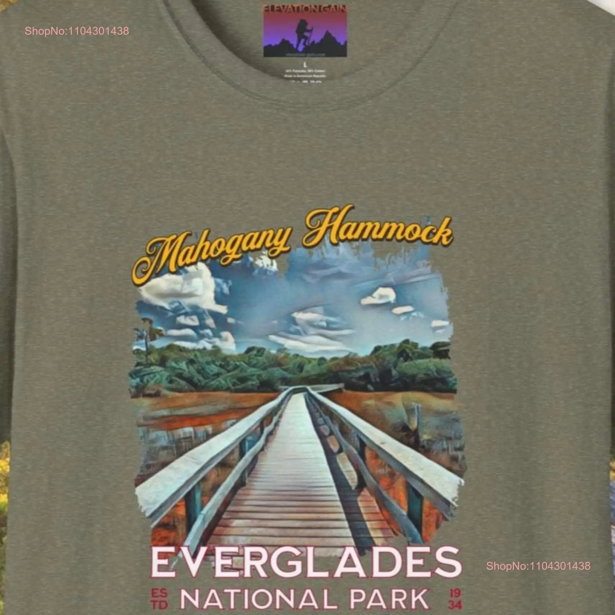 Everglades National Park T Shirt Mahogany Hammock Outdoor Adventure Nature Lover Family Vacation Hiking Camping