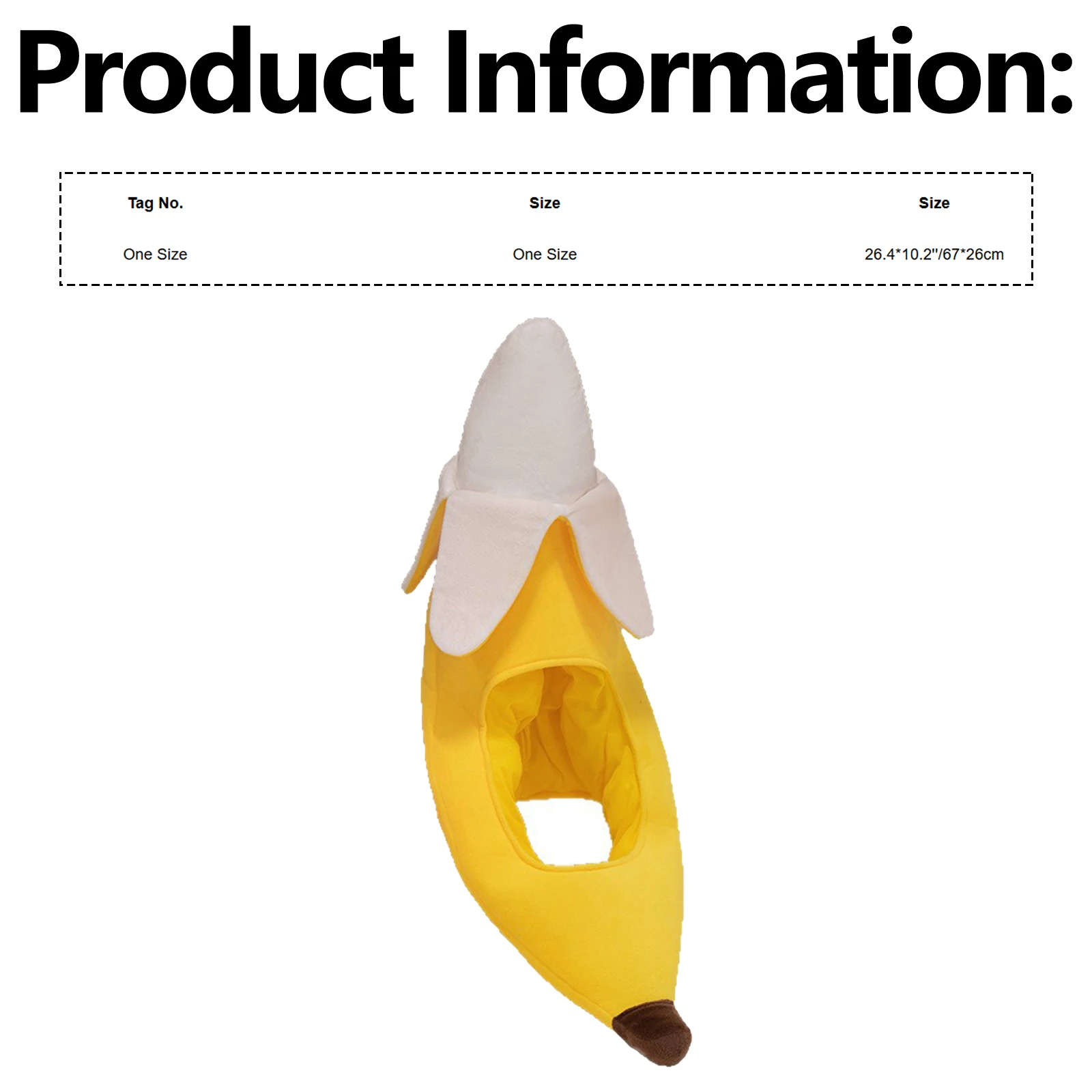 Women Men Funny Peeled Banana Hat Cute Velvet Banana Headpiece Costume Accessory Headwear Photo Shoot Props for Adults