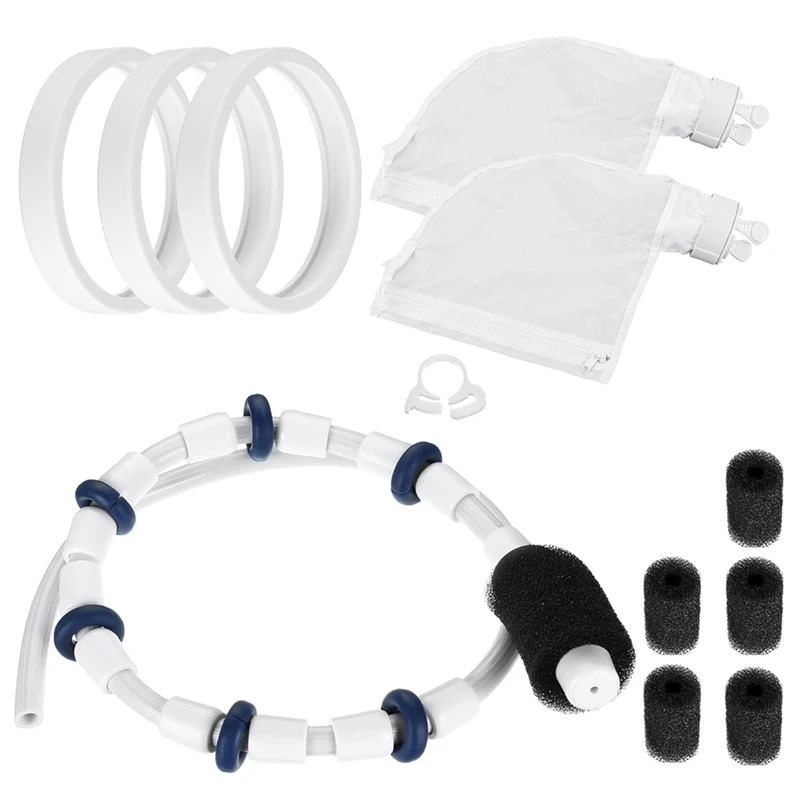 

Pool Cleaner Parts For Polaris 280 480,1 Hose,3 Tires,2 Vacuum Cleaner Filter Bags,6 Hose Tail Scrubbers Durable