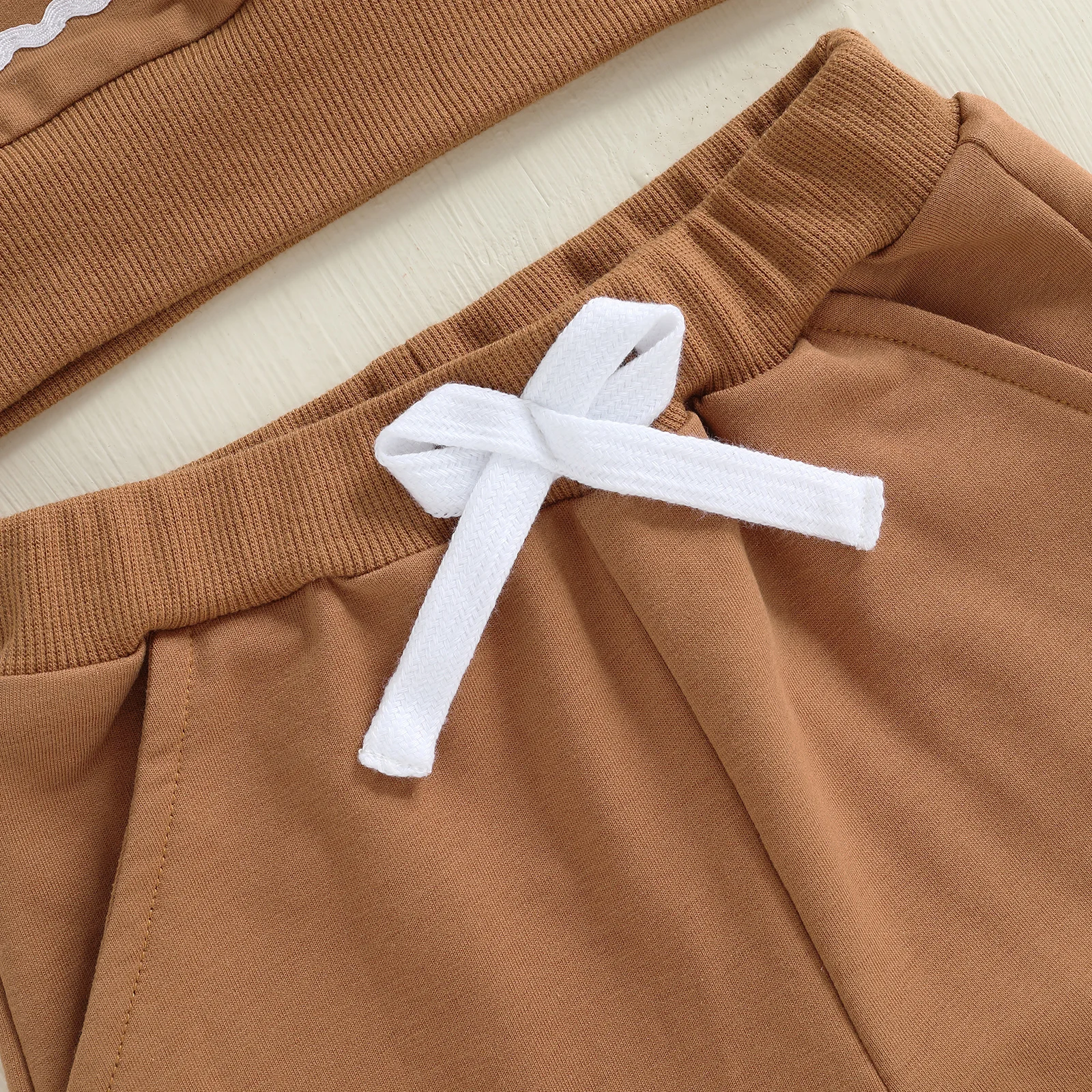 عيد الميلاد الرضع طفل الفتيات الزنجبيل السراويل 2 قطعة الملابس مجموعات طفل الحلوى التطريز طويلة الأكمام قمم الرباط السراويل #4