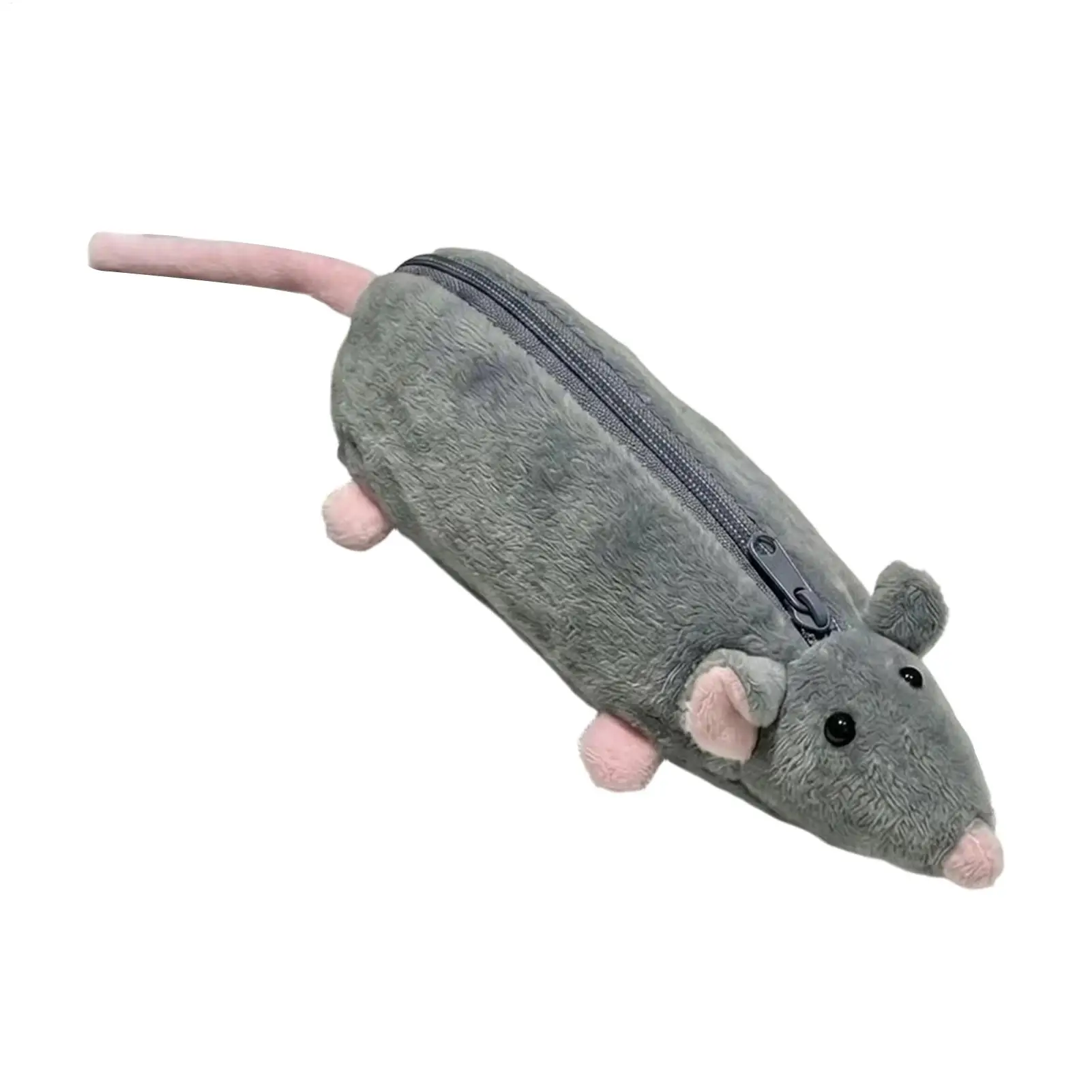 1Pcs Cute Octopus Mouse Pencil Case Mouse-shaped Pencil Case Plush Toy Student Stationery Organizer
