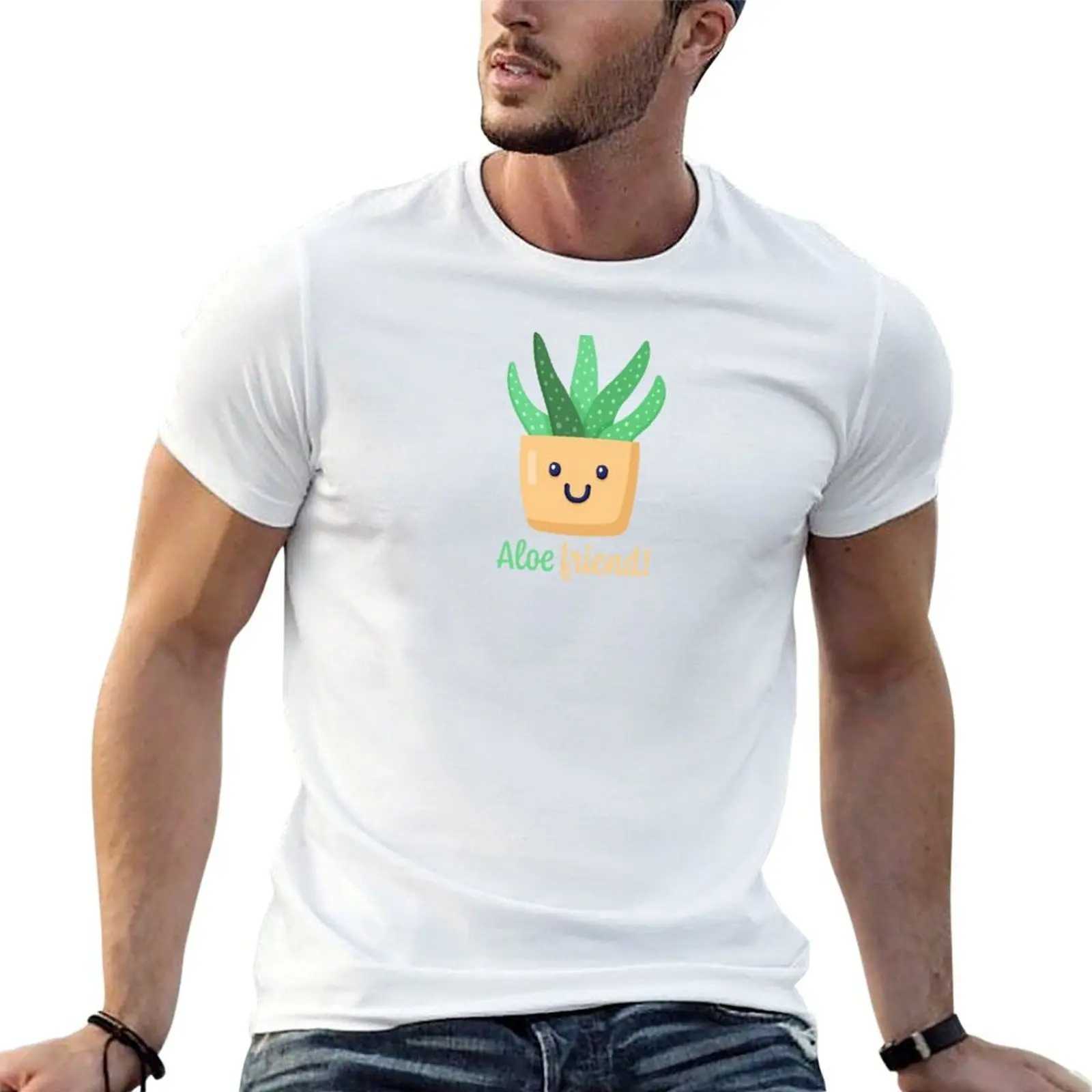 

Aloe Friend! T-Shirt cotton t shirt pack funny t shirts man T-Shirt