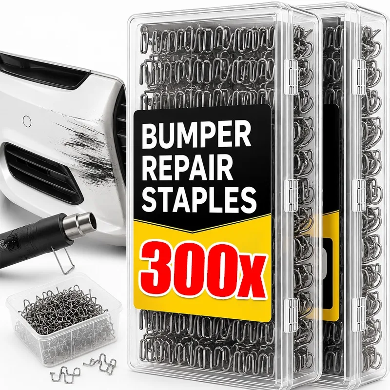 

Stainless Steel Hot Stapler Staples for Welder Plastic Repair Standard Pre Cut Staples Welding Bumper Car Bumper Repair 0.8mm