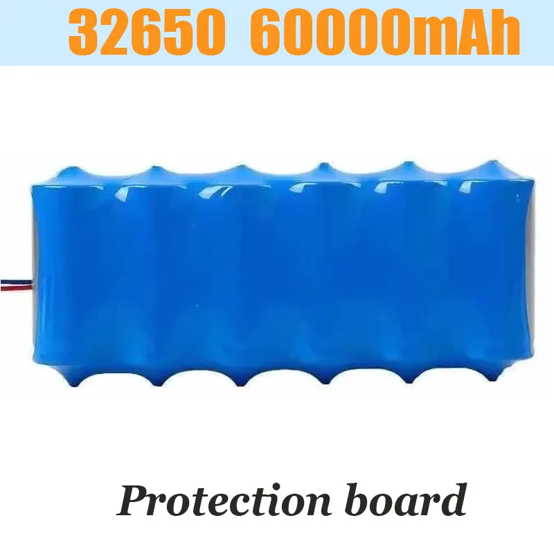 32650 LiFePO4 Solar Lamp Battery 3.2V 60Ah High Capacity Lithium Iron Phosphate Floodlight Street Lamp Battery with Protection