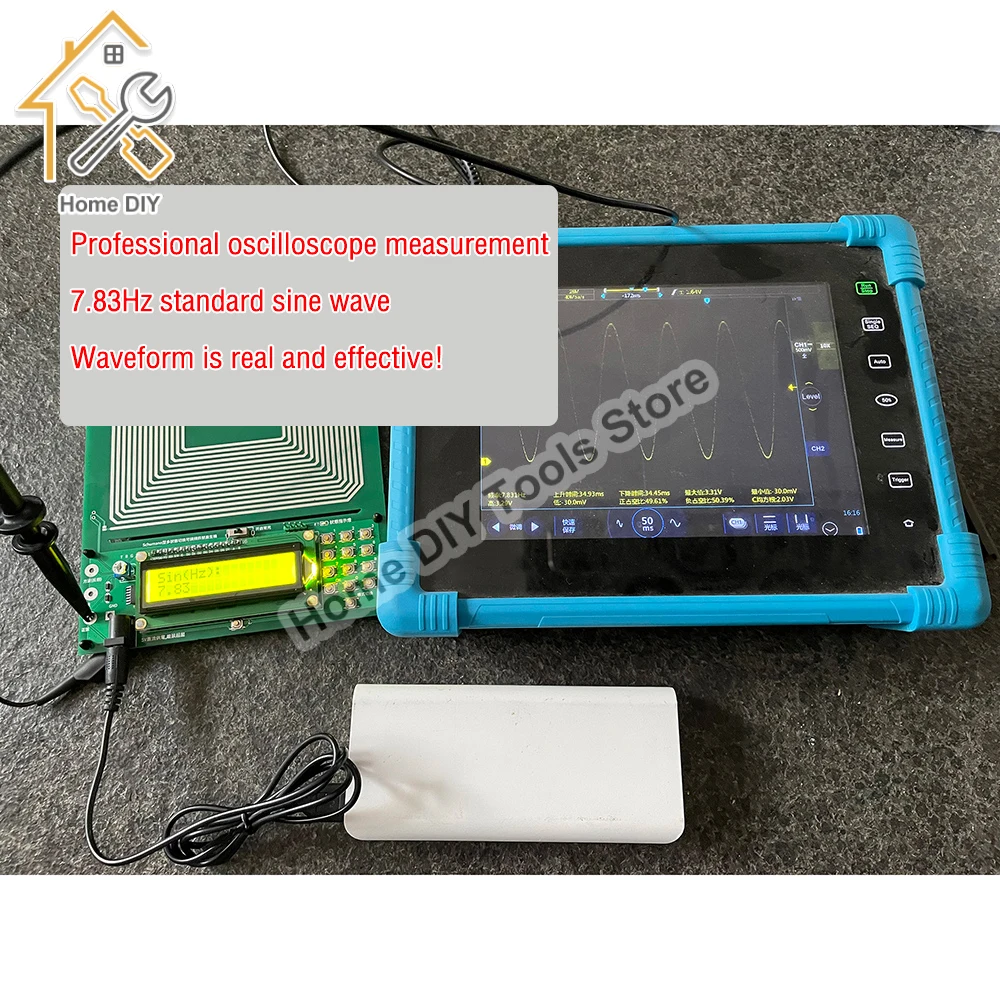 Imagem -05 - Gerador de Ressonância de Ondas Schumann Ajustável Gerador de Pulso de Ultra-baixa Frequência Ressonador de Áudio Interface Usb 0.01hz300000hz