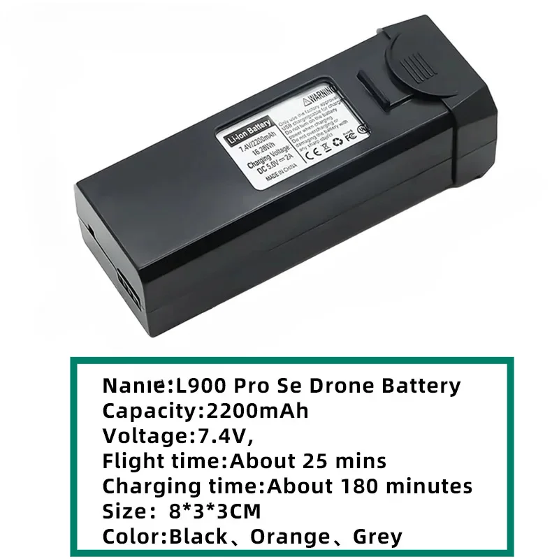 

7.4V 2200mAh L900 Pro SE Rechargeable Batteries Pack L900 SE MAX Quadcopter Battery Battery Drone Battery For L900 PRO SE Max