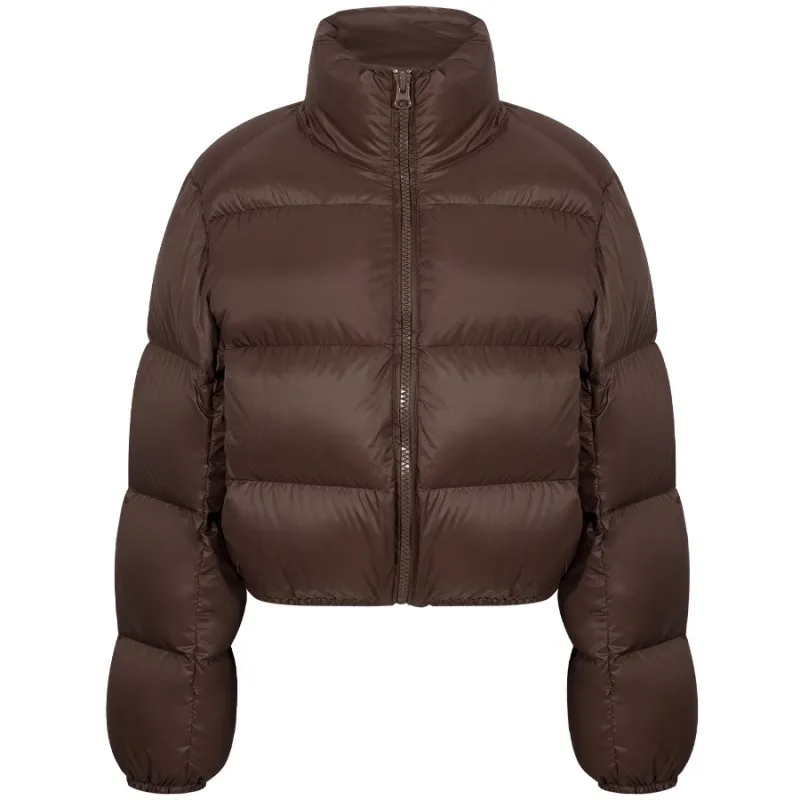 Women's Autumn Winter Tops Coat Cotton Coat Short Thickened Personalized Vintage Comfortable Casual Simple Soft Niche Versatile