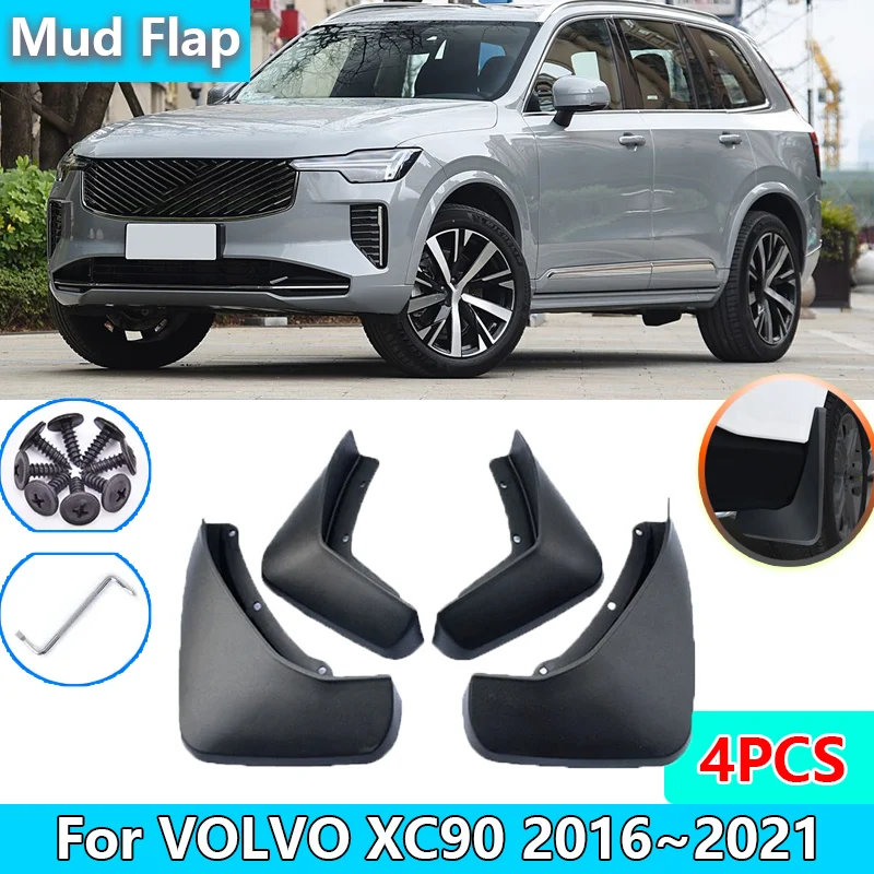 

For VOLVO XC90 2016 2017 2018 2019 2020 2021 MudFlap Mudguards Splash Guards Fender Front Rear Wheels Auto Styling Accessories