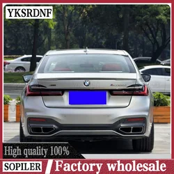 YKSEDNF ABS Racing Rear trunk Spoiler Wing paint color Lip P Style for BMW G11 G12 7 Series 740i 750i Sedan 2016 2017 2018