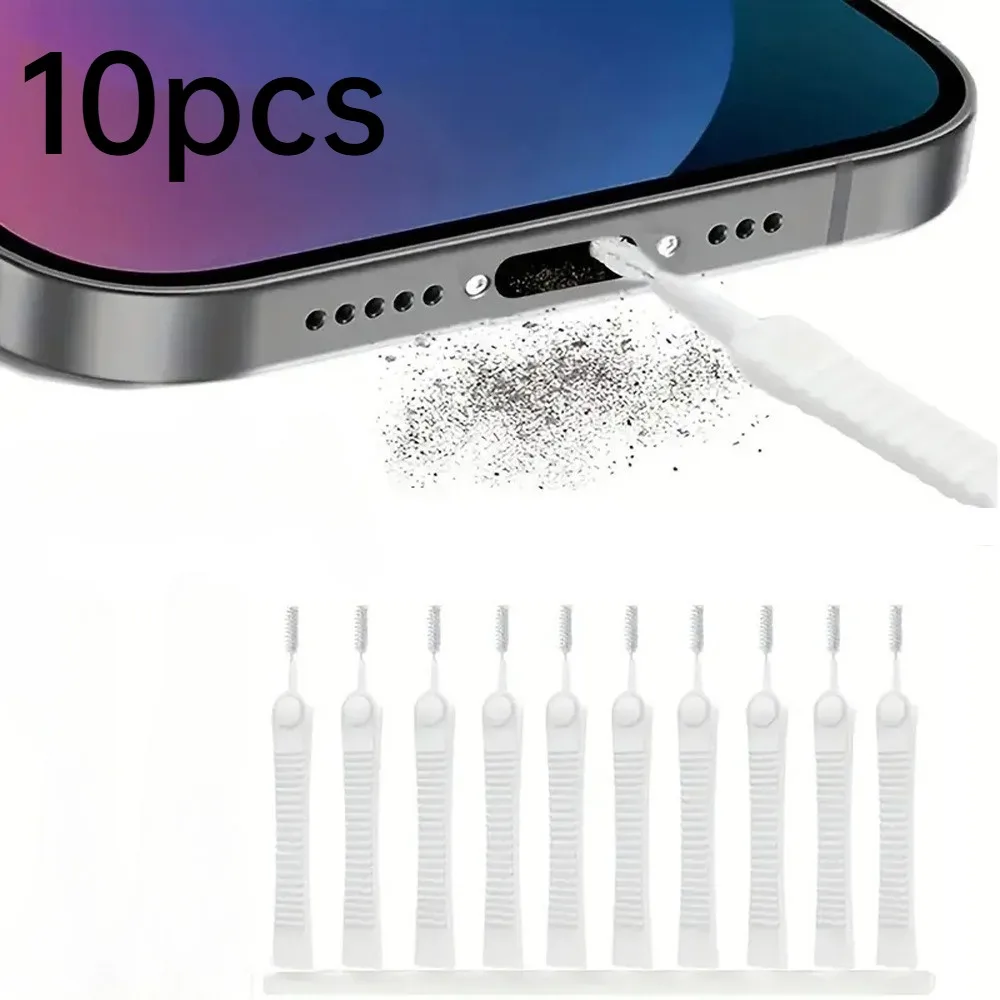 10Pcs Phone Speaker Cleaning Brush for Earphone Earbuds Cleaner Kit for IPhone Samsung Keyboard Brushes