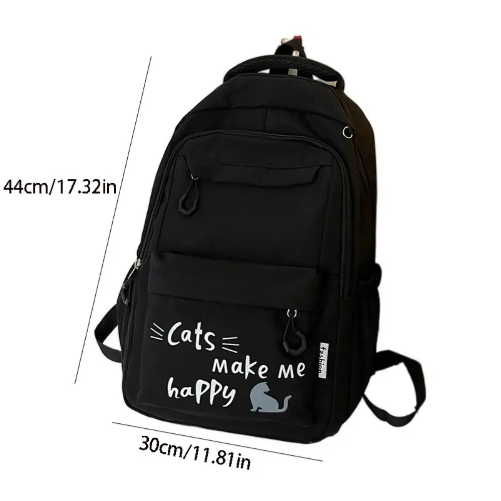 Kawaii Schoolrugzak Waterdichte Multifunctionele Schooltassen Lichtgewicht Trendy Reis Schoudertas