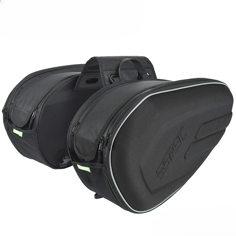 

Motorcycle Saddlebags Large Capacity Waterproof Storage Side Panniers Travel Riding Gear for Motorcycle Scooter Bike Helmet