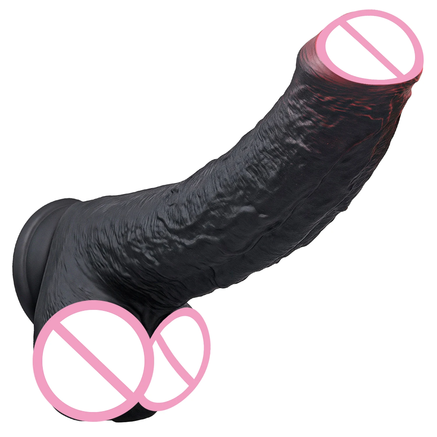 Spuer Bigger Realistic Dildos Silicone Layer Penis with Suction Cup Adult Sexy Toys for Woman Men Vagina Anal Massage Stimulator