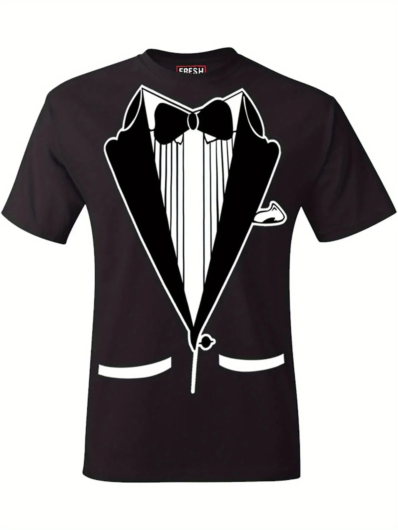 

LocalRefreshing Tuxedo Shirt Classic Party Humor T-Shirt