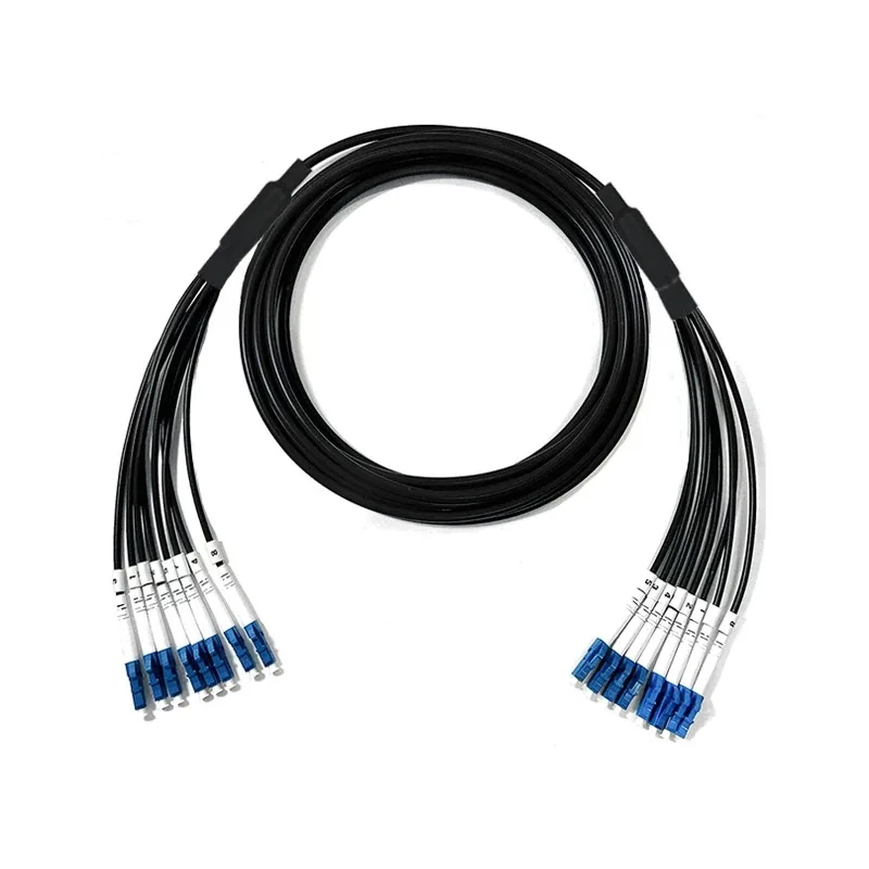 

8-жильный бронированный патчкорд 1-50 м, одномодовый ТПУ, 8C LC SC-FC-ST APC, уличный LSZH, 5 мм, гибкая оптоволоконная перемычка, растягивающаяся