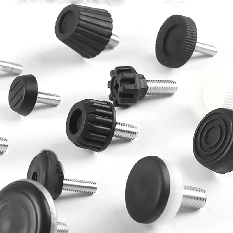 10Pcs Stainless Steel/ Iron Adjustable Furniture Foot Pad Nut Dia6-10mm Table Chair Furniture Legs Shockproof Anti Slip Support